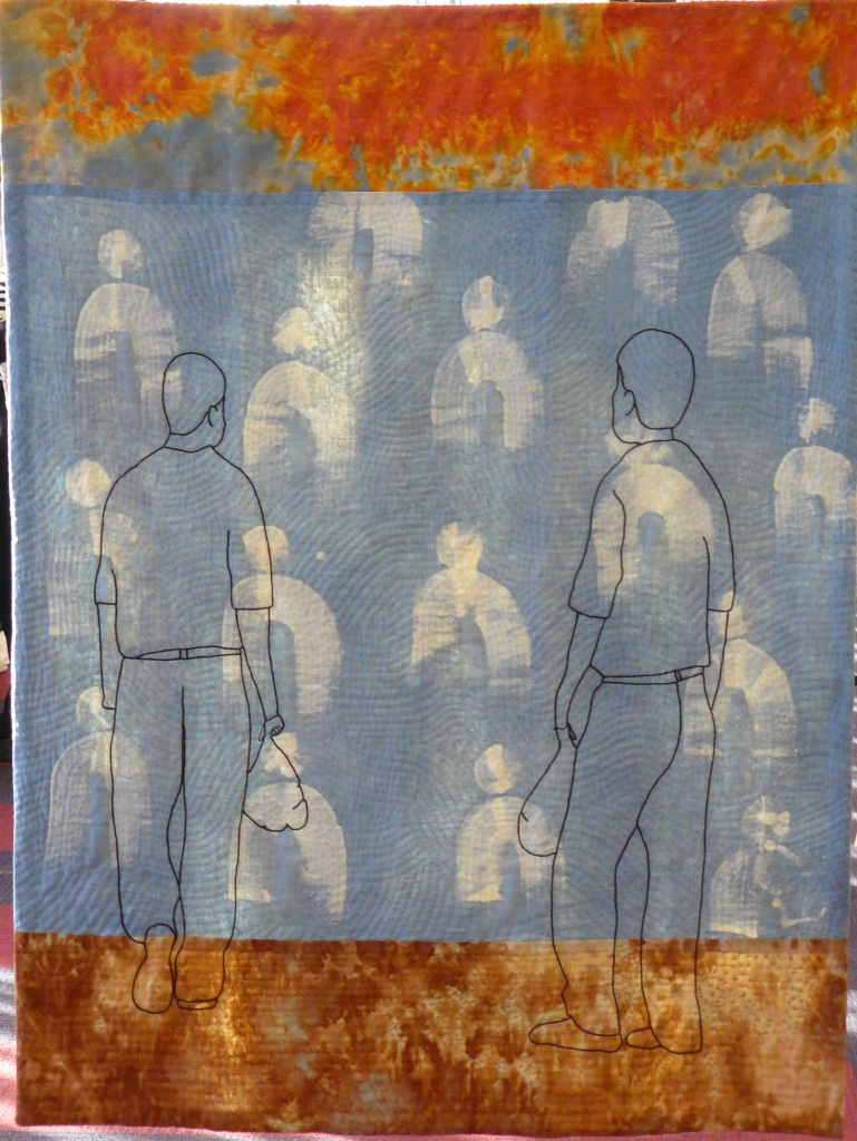 Disappearing in to the blue...